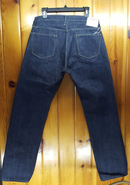 Lot A • Baird Jeans • Relaxed Tapered • Raw • Selvedge Japanese Denim • Handmade in Illinois USA