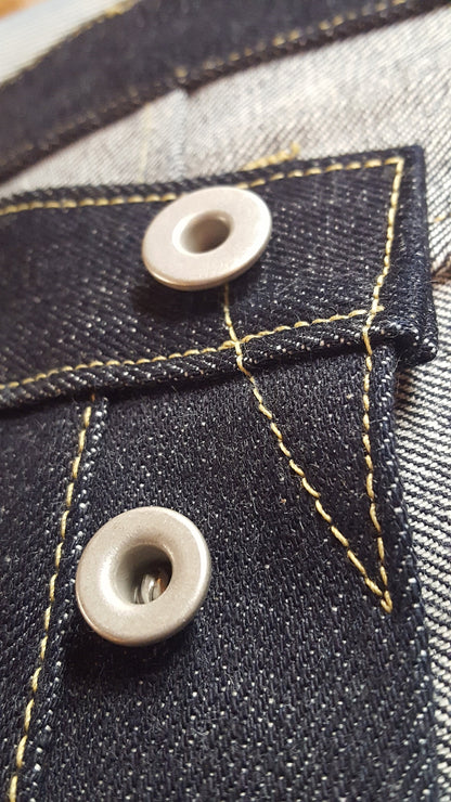 Lot B • Baird Jeans • 15oz • Relaxed Tapered • One Wash • Redline Selvedge Denim • Handmade in Illinois USA