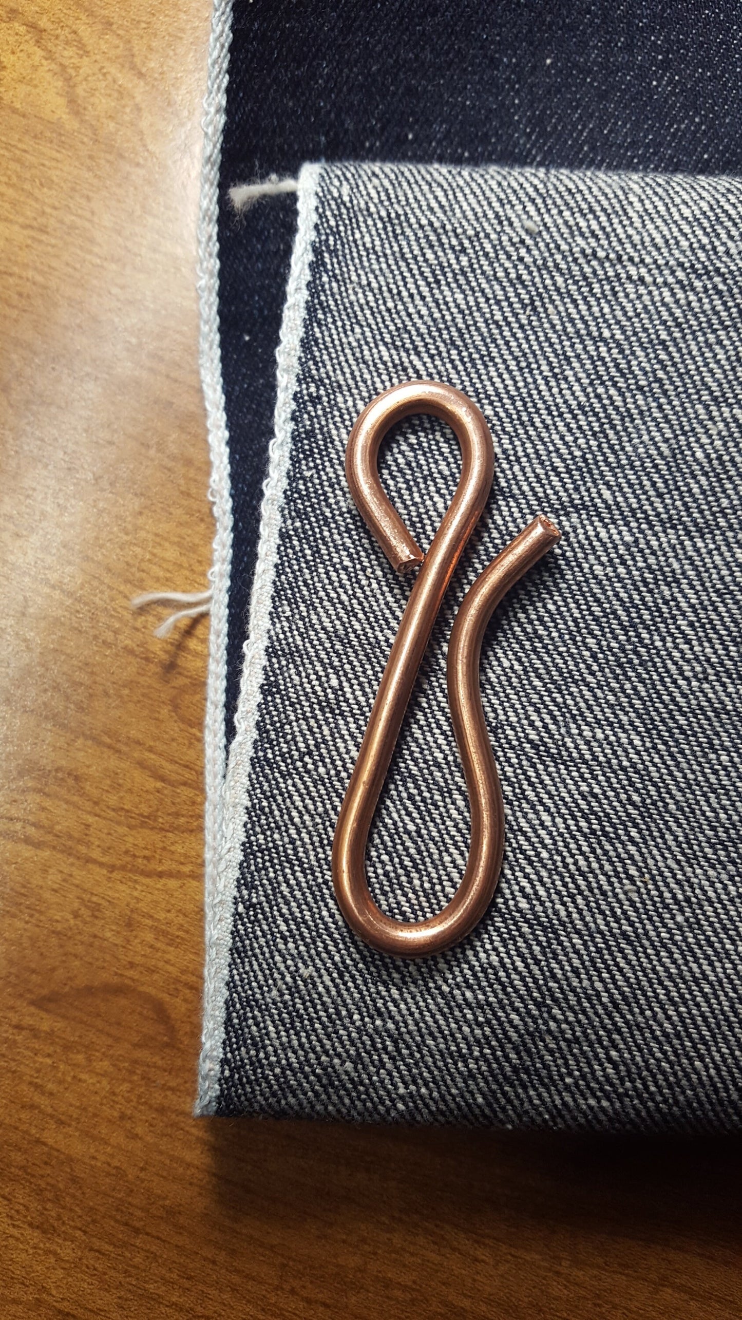 Metal Keychain Heavy Duty Keyring Handmade Copper Keyhook Belt Clip Tool Useful Gift for Men Fob Made in USA