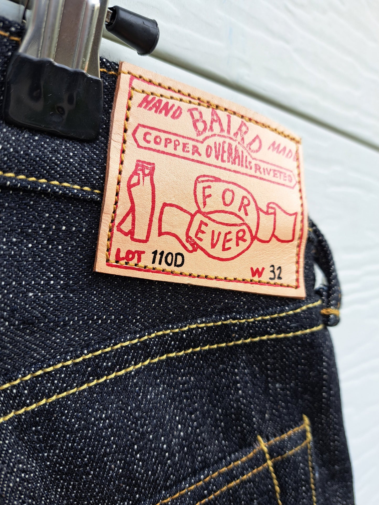 Lot D • Baird Jeans • Regular Tapered • 17oz Yoshiwa Mills • Raw-Unsanforized • Selvedge Denim • Handmade in Illinois USA