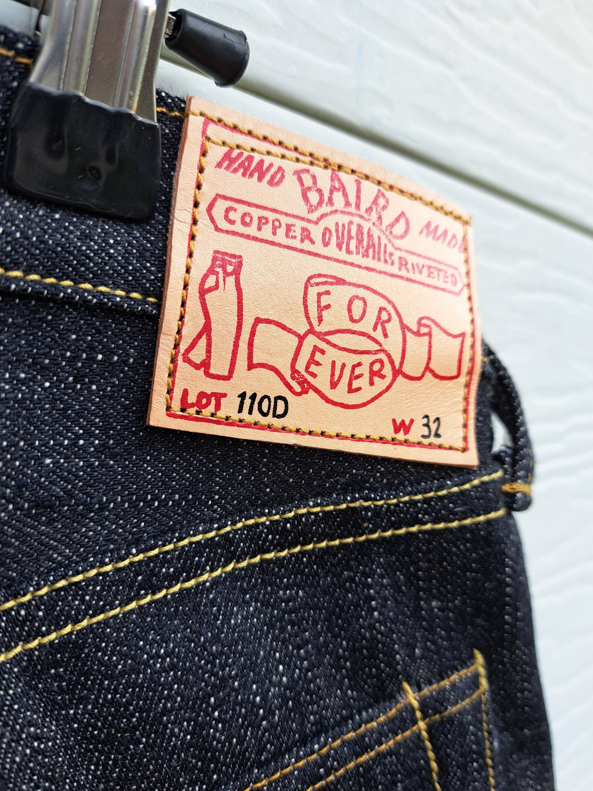 Lot D • Baird Jeans • Regular Tapered • 17oz Yoshiwa Mills • Raw-Unsanforized • Selvedge Denim • Handmade in Illinois USA