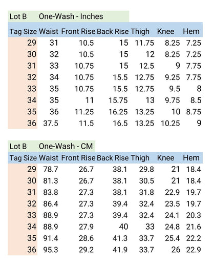 Lot B • Baird Jeans • 15oz • Relaxed Tapered • One Wash • Redline Selvedge Denim • Handmade in Illinois USA