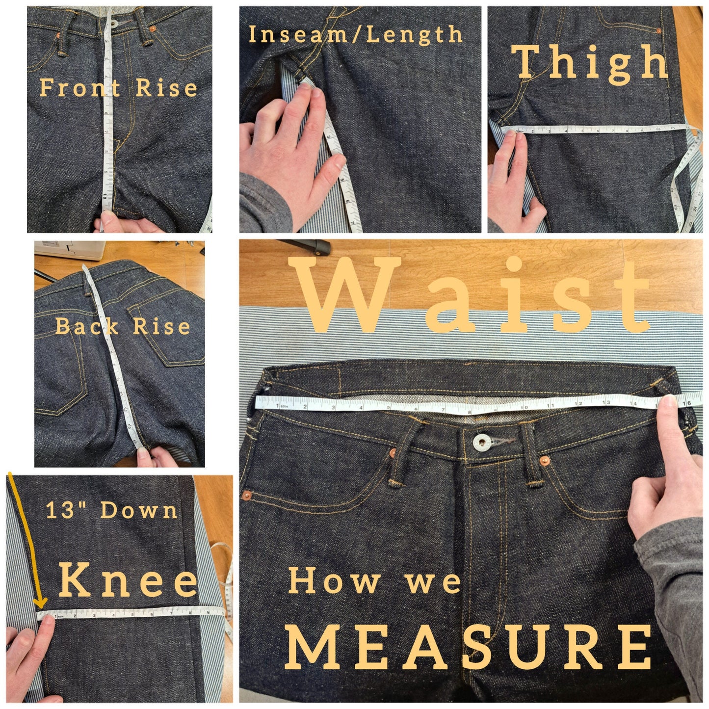 Lot B • Baird Jeans • 15oz • Relaxed Tapered • One Wash • Redline Selvedge Denim • Handmade in Illinois USA