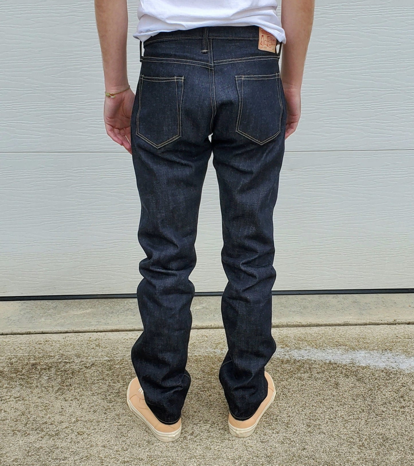 Lot B • Baird Jeans • 15oz • Relaxed Tapered • One Wash • Redline Selvedge Denim • Handmade in Illinois USA