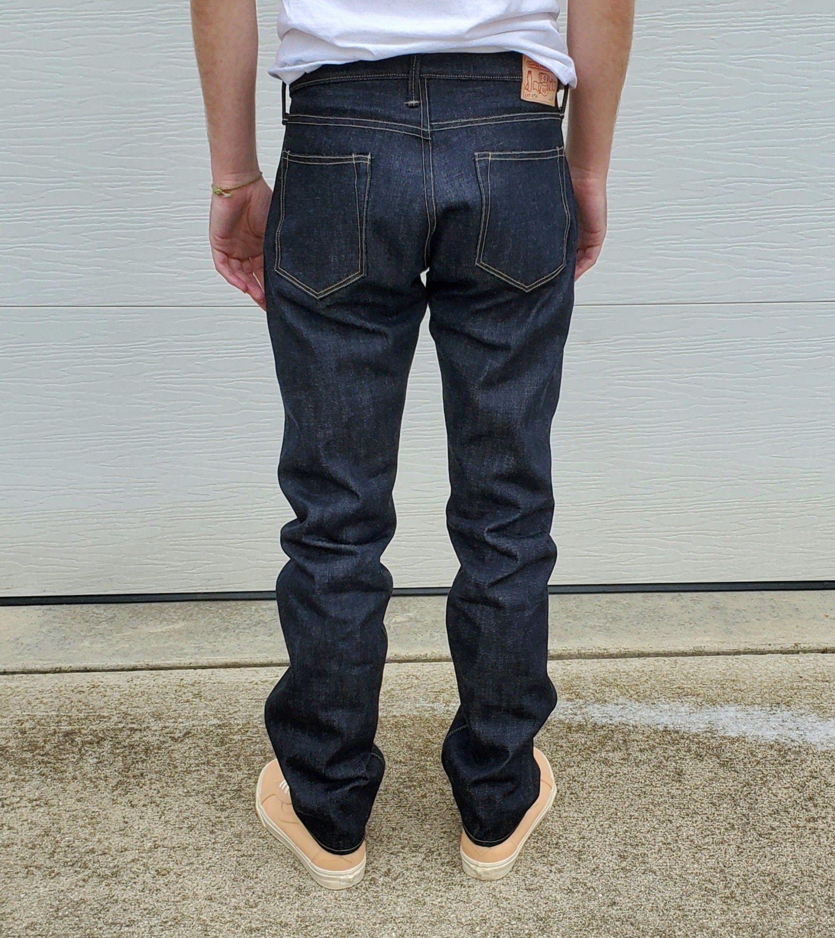 Lot B • Baird Jeans • 15oz • Relaxed Tapered • One Wash • Redline Selvedge Denim • Handmade in Illinois USA