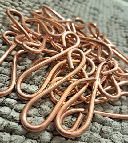 Metal Keychain Heavy Duty Keyring Handmade Copper Keyhook Belt Clip Tool Useful Gift for Men Fob Made in USA