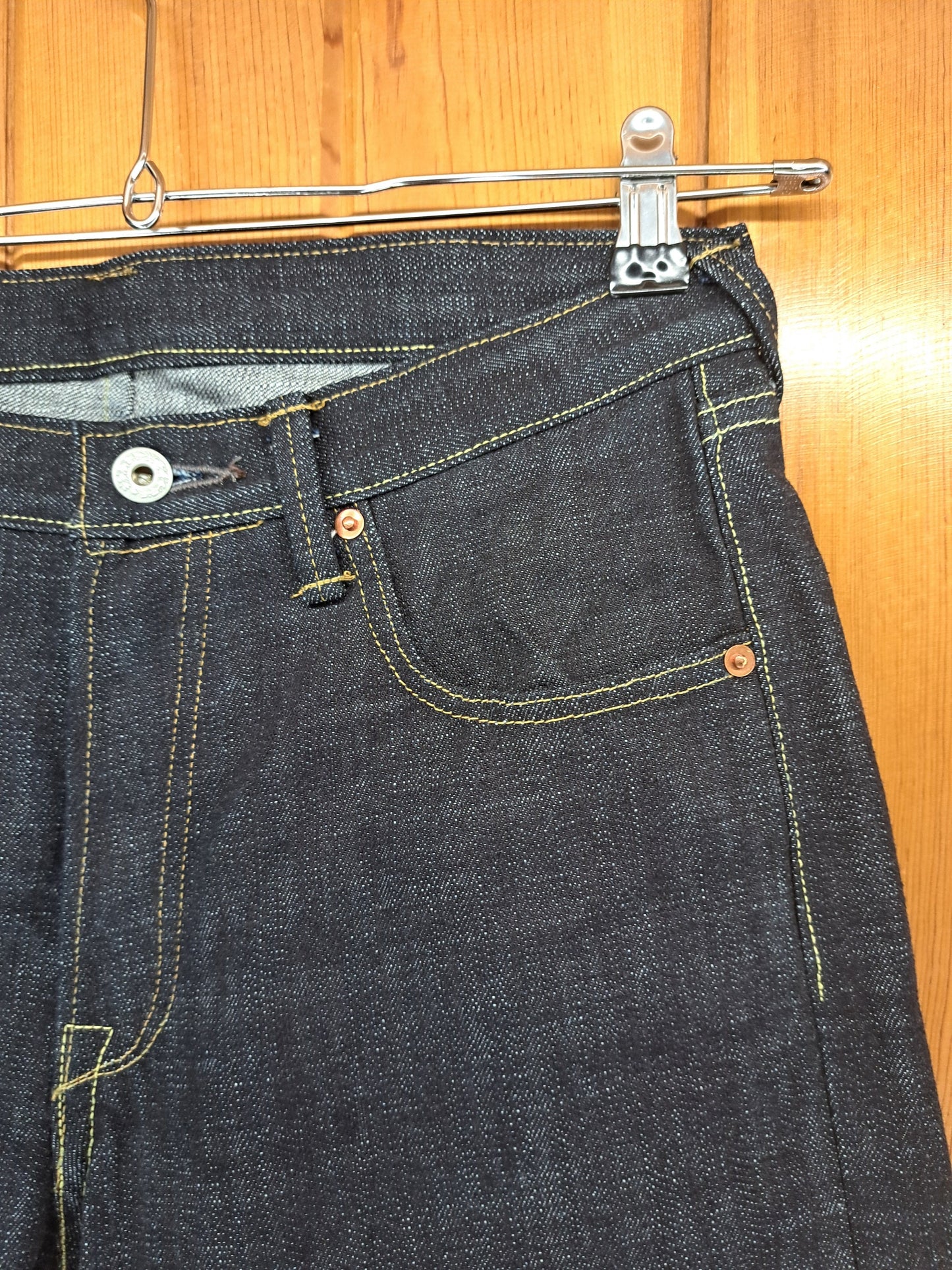 Lot 129E • W29-30xL31 • Baird Jeans • Slim Fit • 14.5oz Thai Redline Selvedge Denim • One-Wash • Handmade in Illinois USA
