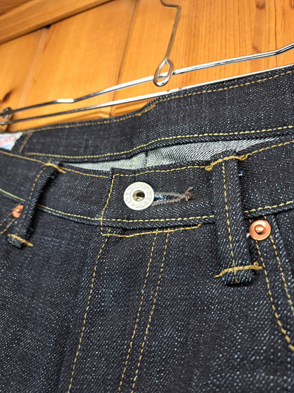 Lot 129E • W29-30xL31 • Baird Jeans • Slim Fit • 14.5oz Thai Redline Selvedge Denim • One-Wash • Handmade in Illinois USA