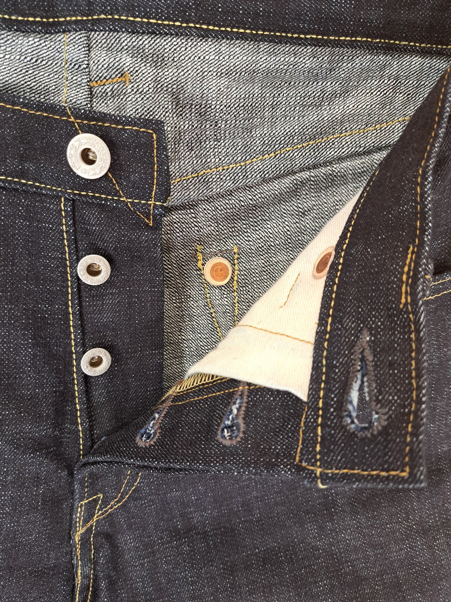 Lot 129E • W29-30xL31 • Baird Jeans • Slim Fit • 14.5oz Thai Redline Selvedge Denim • One-Wash • Handmade in Illinois USA