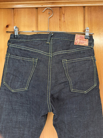 Lot 129E • W29-30xL31 • Baird Jeans • Slim Fit • 14.5oz Thai Redline Selvedge Denim • One-Wash • Handmade in Illinois USA