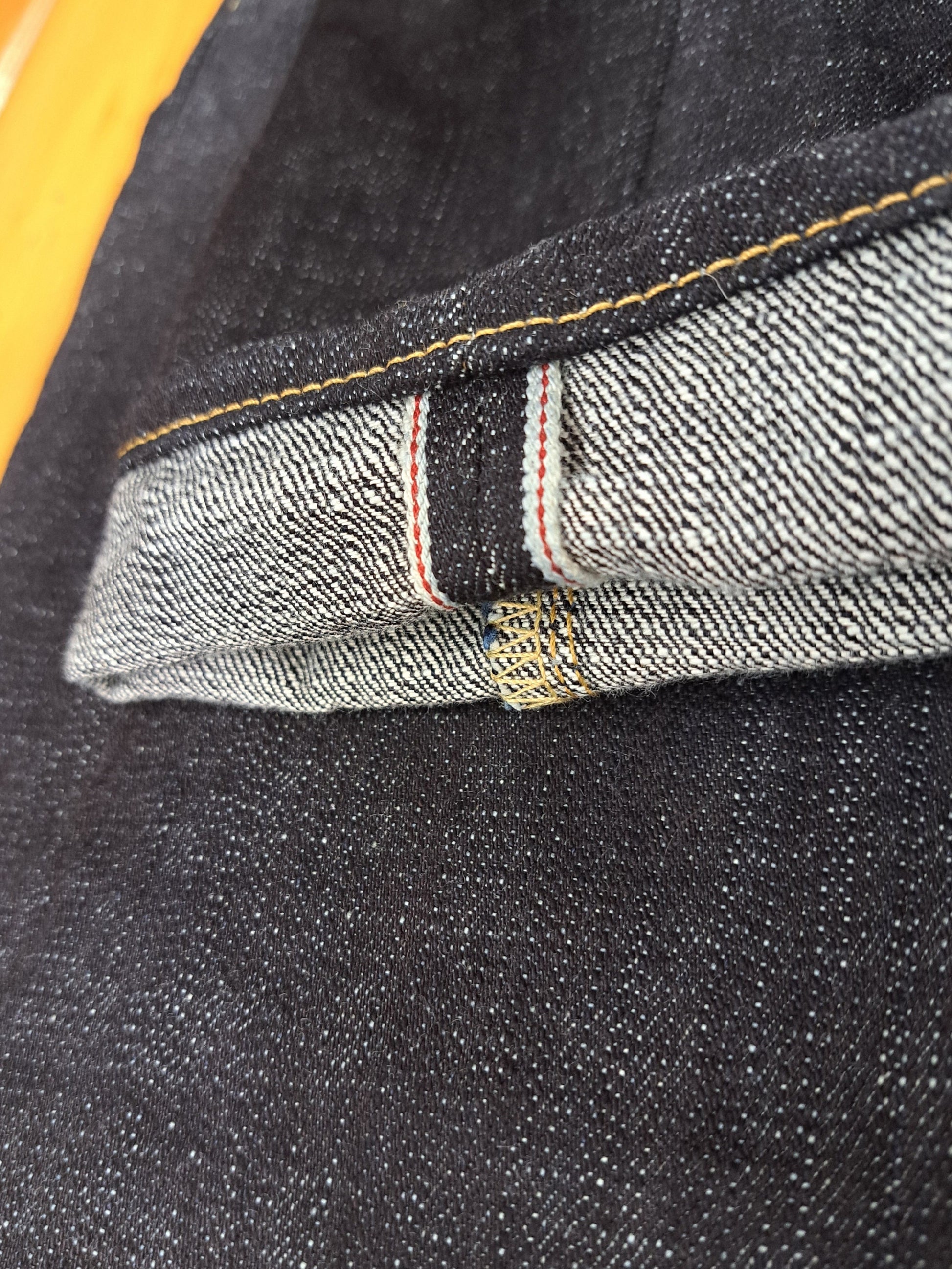 Lot 129E • W29-30xL31 • Baird Jeans • Slim Fit • 14.5oz Thai Redline Selvedge Denim • One-Wash • Handmade in Illinois USA