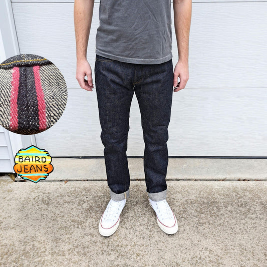 Lot D • Baird Jeans • Regular Tapered • 17oz Yoshiwa Mills • Raw-Unsanforized • Selvedge Denim • Handmade in Illinois USA