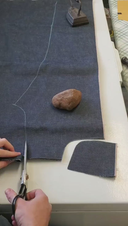 Lot A • Baird Jeans • Relaxed Tapered • Raw •  Selvedge Japanese Denim •  Handmade in Illinois USA