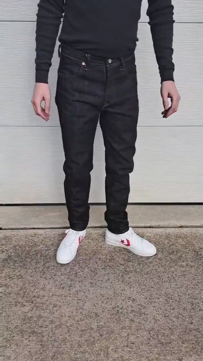 Lot 129E • W29-30xL31 • Baird Jeans • Slim Fit • 14.5oz Thai Redline Selvedge Denim • One-Wash • Handmade in Illinois USA