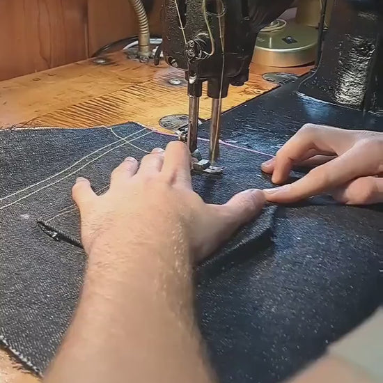 Lot B • Baird Jeans • 15oz • Relaxed Tapered • One Wash • Redline Selvedge Denim • Handmade in Illinois USA