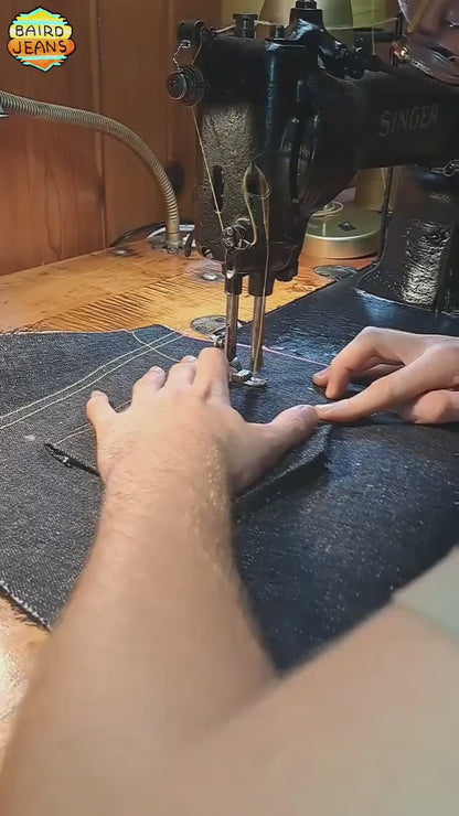 Lot B • Baird Jeans • 15oz • Relaxed Tapered • One Wash • Redline Selvedge Denim • Handmade in Illinois USA